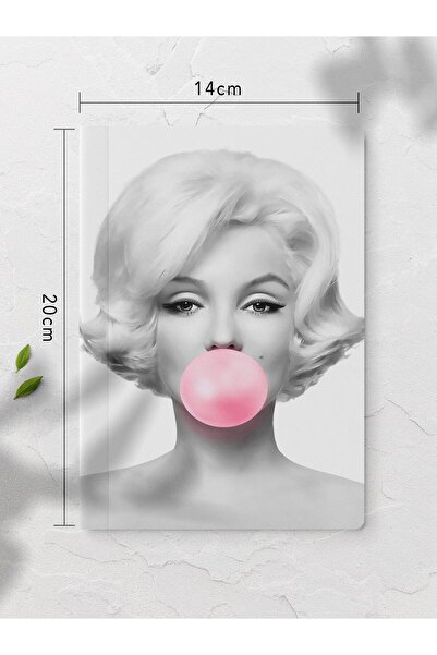 Postifull Çizgisiz Defter, Renkli Kapak Notebook 4 Adet, Akıl Defteri, Not Defteri, 64 Sayfa 14*21cm