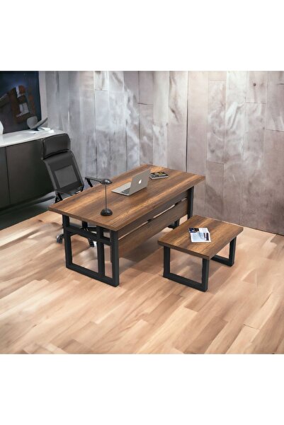 L'occi Concept March Ab Metal Ofis Masa Sehpa 2'li Büro Masa Takımı Barok