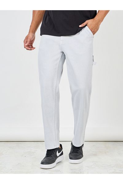 Styli Light Wash Carpenter Fit Jeans