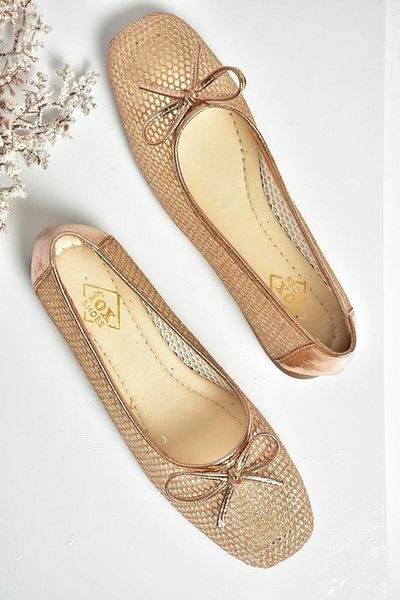 Fox Shoes S476350115 Balerini damă Bronze