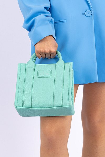 Getcho David Jones Renart Women's Green Mini Tote Handbag Crossbody Shoulder Use Large Volume