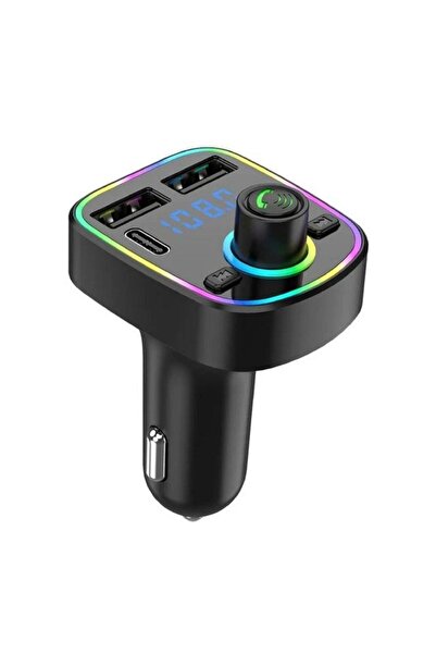 cosmostech Car C2 Araç Fm Transmitter 5.3 Bluetooth Araç Kiti Hızlı Şarj Qc 3...