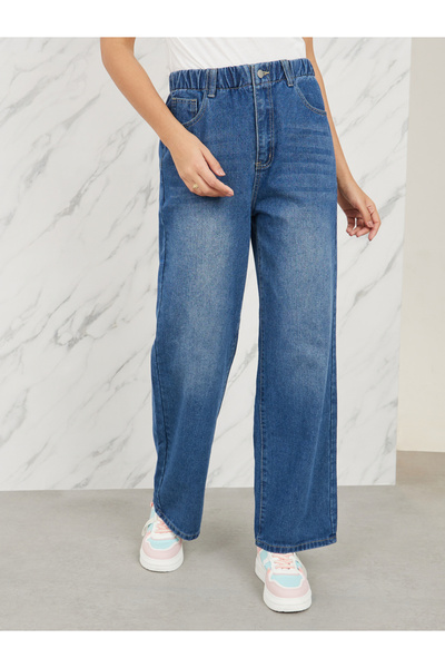 Styli Relaxed High Fade Jeans