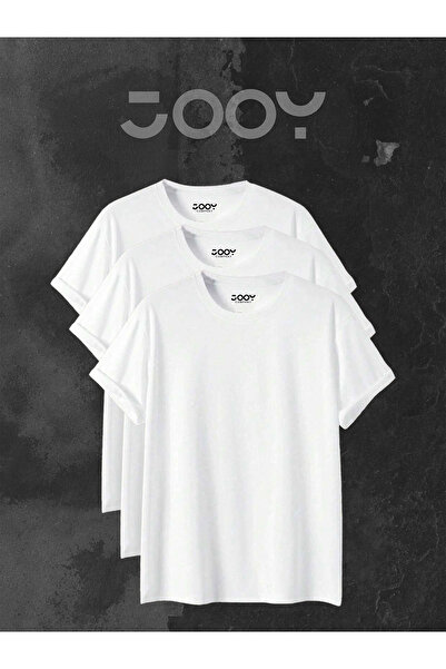 Jooy Company Tricou supradimensionat alb cu decolteu roșu - Pachet Advantage ...