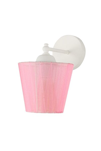 Begüsa Ova Aplik Beyaz Açık Pembe Şapka