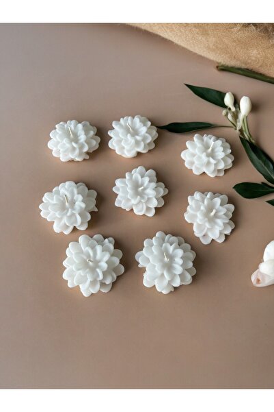 aralmini 20 Adet Kutusuz Lotus Mum, Nikah Şekeri, Doğum, Sünnet, Düğün Nişan ...