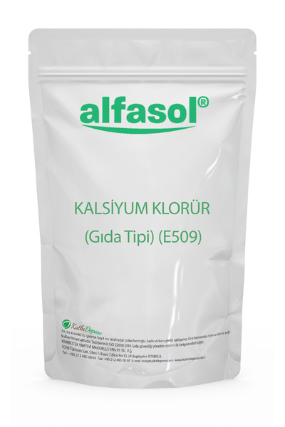 Alfasol Kalsiyum Klorür (Gıda Tipi) (E509) 1 KG