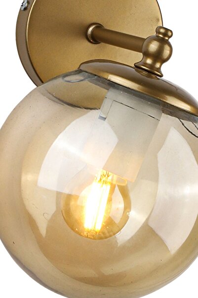 Begüsa Yağmur Aplik 2 Adet Eskitme-bal Glop Cam