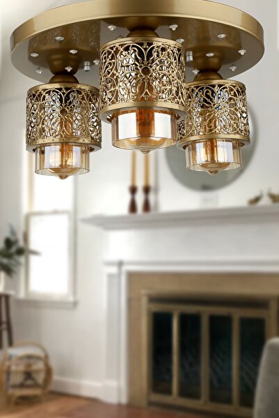 Begüsa Linosa 3.lü Avize Eskitme Ledli Kumandalı