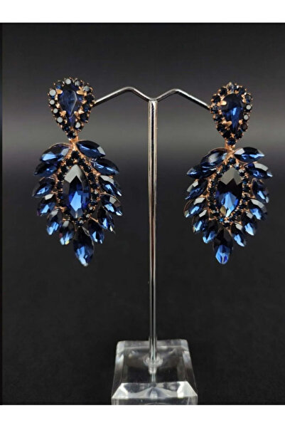 safhas Kadın Küpe Kristal Taşlı Kına Düğün Gelin Küpesi – Bijuteri Küpe – Bijuteri Küpe