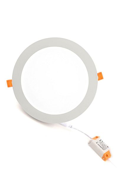 Begüsa Slim Led Panel 15w Round Flush Mounted White 6500 K