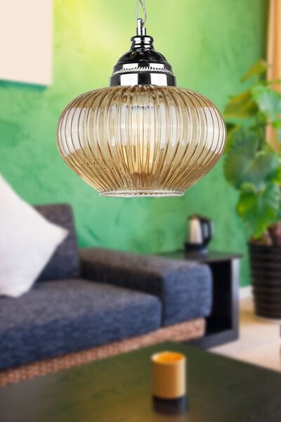 Begüsa Moskov Cam Tekli Avize Bal