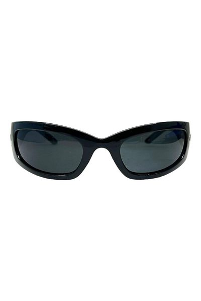 Silvio Monetti UNISEX Black Matte UV400 Cycling Sunglasses -615401
