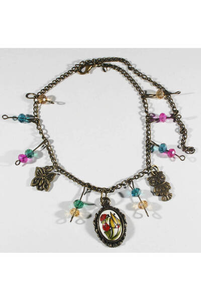 Çini Evi New Spring Motif Stylish Anklet