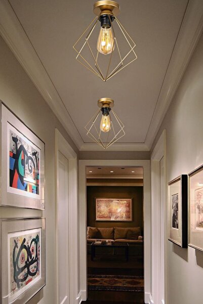 Begüsa Lina Tekli Eskitme Tavan Montaj Avize