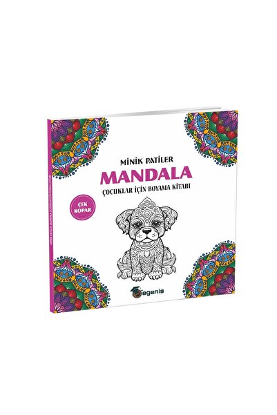 Egenis Minik Patiler-Çocuklar İçin Mandala Boyama Kitabı