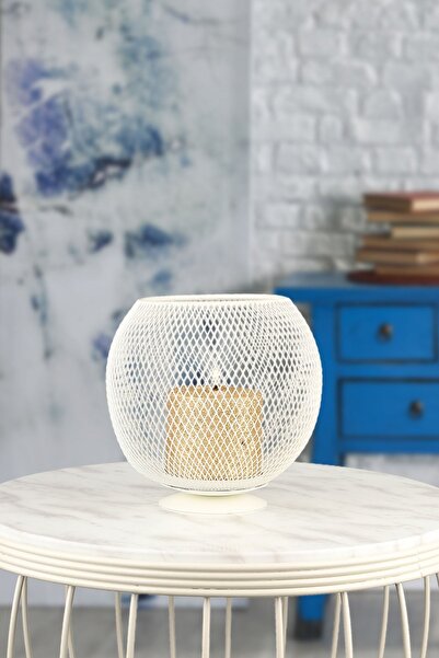 Begüsa Metal Sepet Mumluk Beyaz