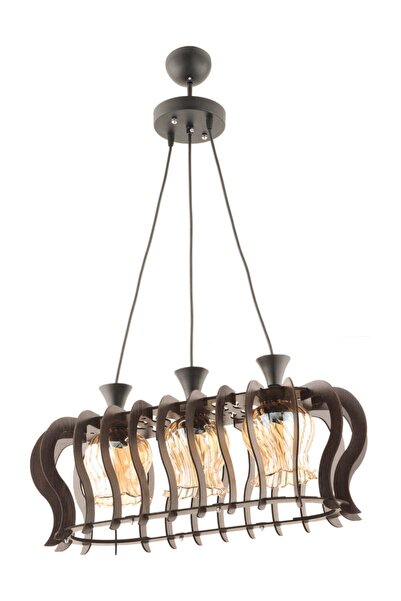 Begüsa Helin 3'lü Venge Camlı Avize 200 002 0508 03