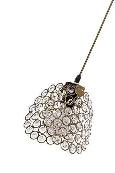 Begüsa Kristal Yaprak Tekli Eskitme Avize