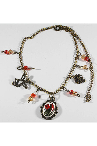 Çini Evi Iznik Tile Anklet - Gift for Women