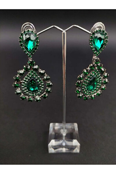 safhas أقراط نسائية من حجر الكريستال هينا أقراط زفاف للعروس - أقراط بيجوريتي