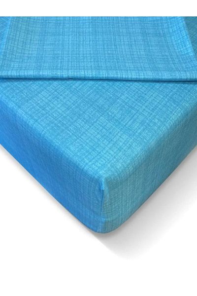 HAIFISCH 180x200 Cm Battal Ranforce Fabric - Plain Colored, Elastic Fitted Sheet Set