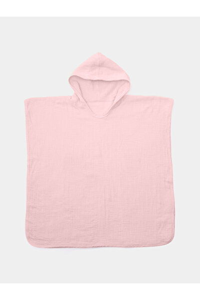 LIWOGY منشفة موسلين للأطفال والرضع بغطاء للرأس / معطف موسلين بغطاء للرأس / رد...