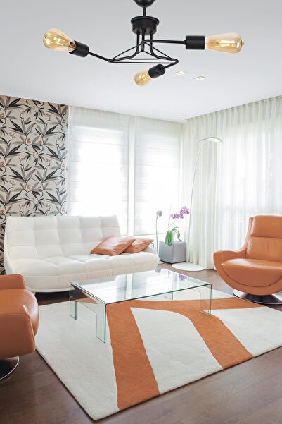 Begüsa Laden 3'lü Siyah Avize