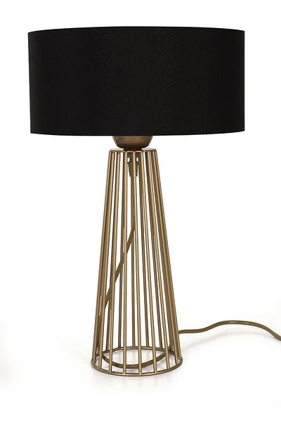 Begüsa Antique Black Hat - Filipino Table Lamp