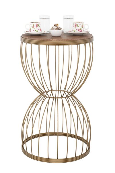 Begüsa Venezia Sehpa Eskitme Ahşap Ceviz