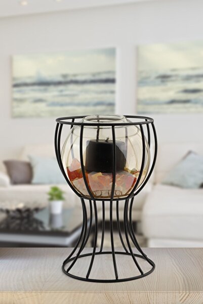 Begüsa Prag Vazo Siyah Bal Cam