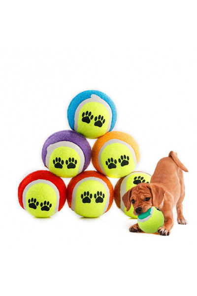 Duffa 3'Lü Köpek Eğitim Topu Dayanıklı Evcil Hayvan Eğitim Topu Köpek Oyun Topu