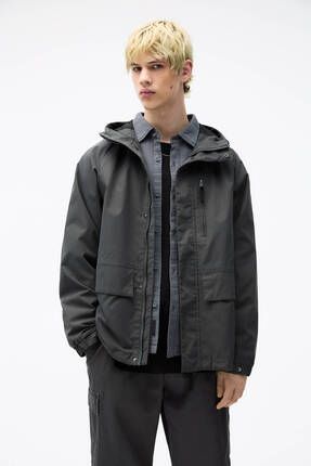 Pull Bear P b Black Label Y rt lmaya Dayan kl Ve Kapu onlu Parka Fiyat Yorumlar Trendyol
