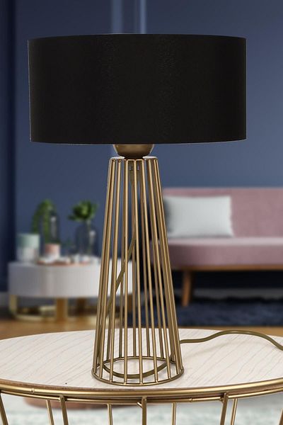 Begüsa Antique Black Hat - Filipino Table Lamp