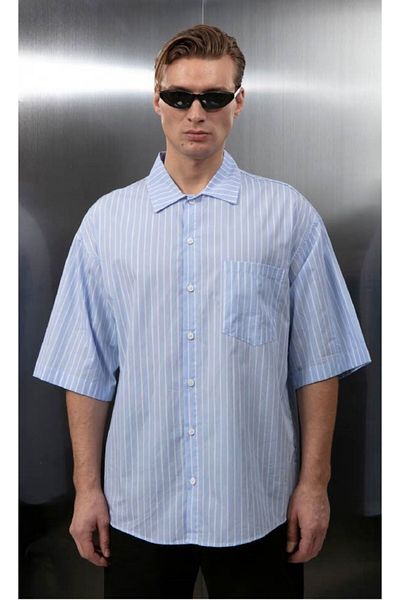 Catch Unisex Striped Shirt - Loose Fit 1672