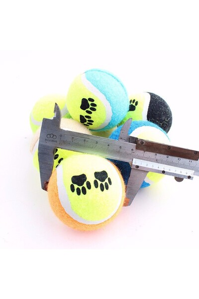 Duffa 3'Lü Köpek Eğitim Topu Dayanıklı Evcil Hayvan Eğitim Topu Köpek Oyun Topu