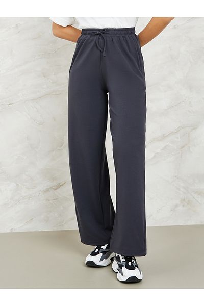 Styli Wide Leg Jogger with Side Pocket