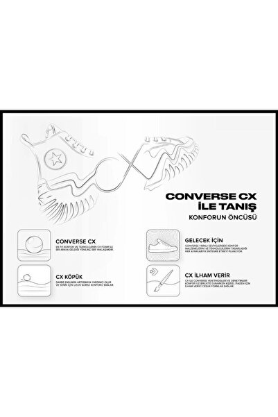 Converse Run Star Motion Cx Platform Unisex Açık Kahve Günlük Spor Ayakkabı
