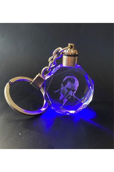 MERTKRİSTAL ميدالية مفاتيح بشعار أتاتورك، ميدالية مفاتيح مضيئة بشعار أتاتورك،...