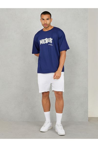 Styli Regular Fit Waffle Knit Shorts
