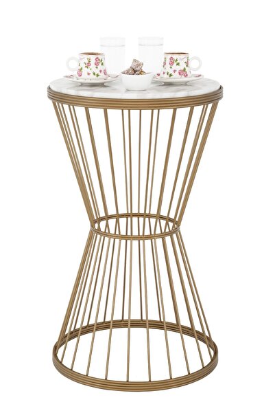 Begüsa Aytuğ Sehpa Eskitme Mermer