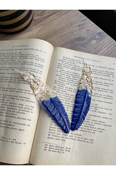 Sultan Tasarım Semn de carte epoxidic cu foiță de aur (1 bucată)