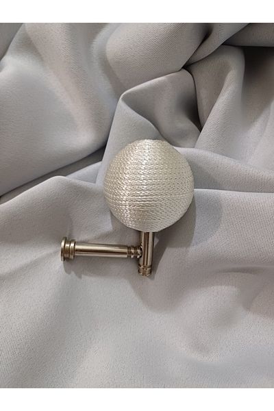 venedik home Ecru Modern Rope Wrap - Off White Color Pipe Renso, Curtain Holder