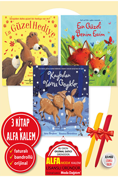 TÜRKİYE İŞ BANKASI KÜLTÜR YAYINLARI Alfa Kalem+Janet Bingham 3 Kitap Set (En ...
