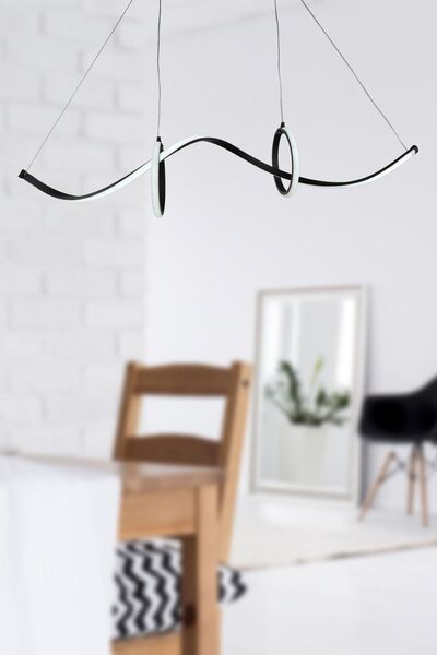 Begüsa Freya 3 Renk Ledli Avize Siyah