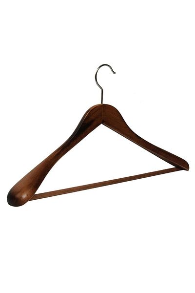 NYN Walnut Colored Wooden Set - Dress, Jacket and Hanger 4 Pieces