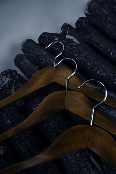 NYN Walnut Colored Wooden Set - Dress, Jacket and Hanger 4 Pieces