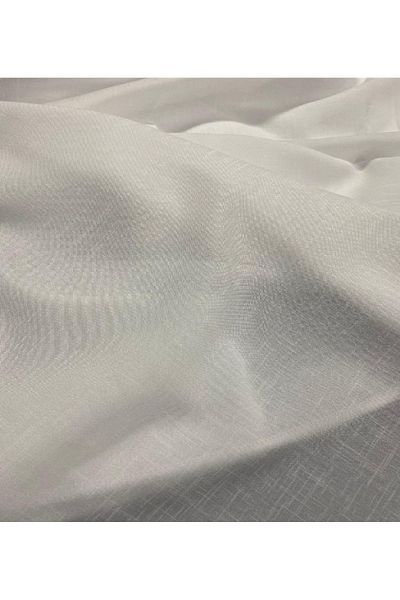 Brillant Hotel Villa Curtain High Ceiling Special Production Natural Linen Tulle Curtain Up to 330 Sizes 1/3 Tight Pleated