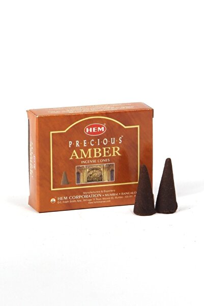 Hem Amber Aromalı Konik Tütsü