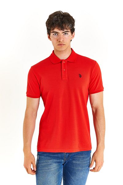 U.S. Polo Assn. US Polo Assn GTP04IY024 Men's T-shirt -1792406 Risk Red